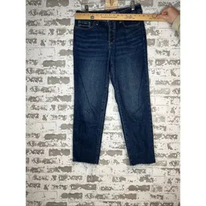 Old navy | women OG straight highrise denim button fly jeans thumbnail 8