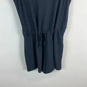 Abercrombie & Fitch Romper Womens‎ XLT Black Elastic Drawstring Waist Shorts A&F thumbnail 5