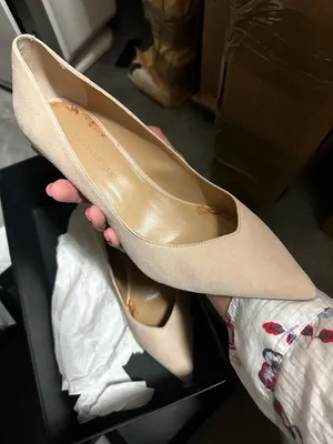 Banana Republic Blush Suede Pointed-Toe Pumps 8.5 thumbnail 2