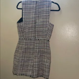 Zara Romper Jumpsuit Tweed Multicolor Women's Size Xs Sleeveless Blogger thumbnail 6