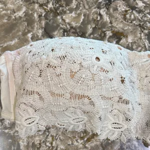 Aerie Cream Lace Bandeau / M63 thumbnail 2