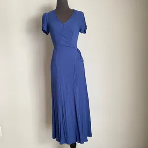 Lulus sz S‎ Cap sleeve wrap maxi summer dress thumbnail 3