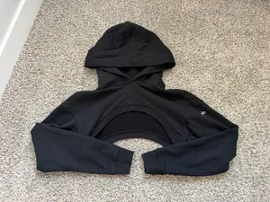 Alo Shrug Yoga Cropped Hoodie thumbnail 2