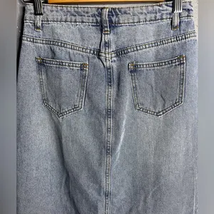 White Fox Boutique Take My Picture Denim Maxi Skirt – Blue Wash. size XS. NWT thumbnail 8