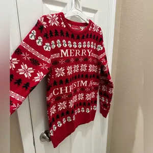 PULL & BEAR Christmas Sweater Size Large women’s Medium Men’s Mex (38) thumbnail 10