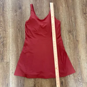 Old Navy Active‎ Powersoft Go-Dry Exercise Dress Rust Red Built-in Shorts Medium thumbnail 2