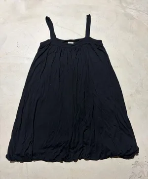 Free people FP Black Sleeveless Bubble Hem Mini Dress small thumbnail 1