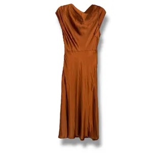 Hello Molly GET IN FORMATION SATIN MIDI DRESS‎ BROWN thumbnail 5