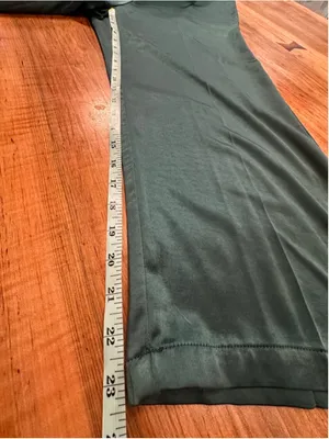 Lulus Emerald Green Satin Sleeveless Wide Leg Jumpsuit Size Small thumbnail 10