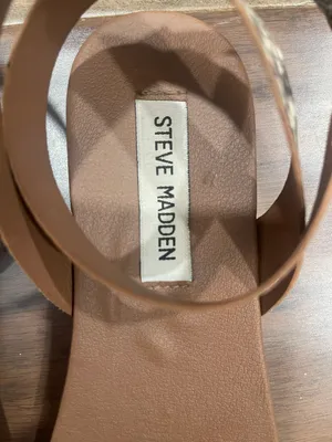 Steve Madden Snakeskin print sandals 7.5 thumbnail 2