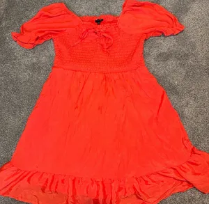 As You Wish Orange/ Coral Dress thumbnail 1