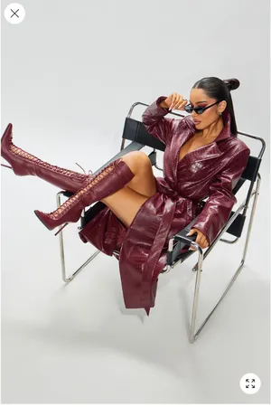 FashioNova Dagger Lace Up Boots thumbnail 3