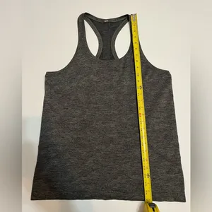lululemon athletica Swiftly Tech Racerback 2.0 Camo Black/Grey Sage -Size 14 thumbnail 6