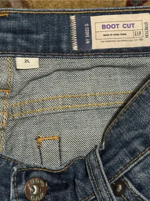 GAP Women's Bootcut Stretch Jeans in Medium Blue Wash thumbnail 4