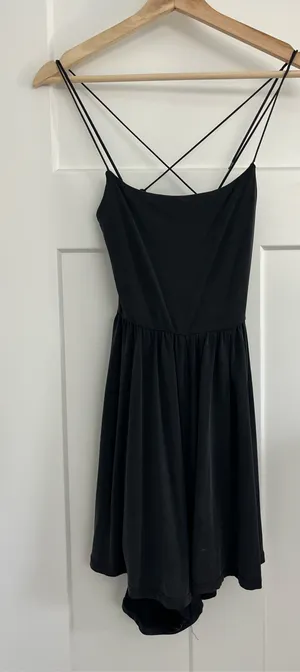 Urban Outfitters Charcoal Grey Criss Cross Romper thumbnail 1