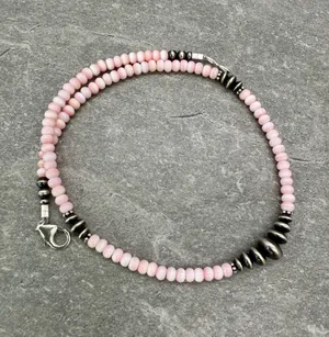 Handmade 15” Navajo Style Sterling Silver Saucers Choker thumbnail 3