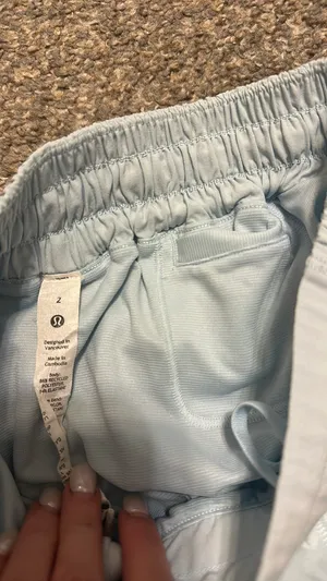 Light Blue Lululemon Shorts Hotty Hot 2.5" thumbnail 4