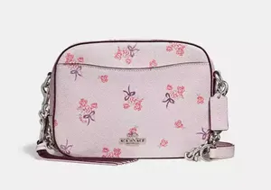 Coach Camera Bag With Floral Bow Print thumbnail 1