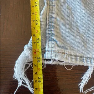 American Eagle Outfitters highwaisted baggy Blue Denim Jeans size 000 thumbnail 6