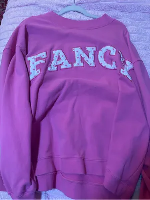 Pink FANCY sweatshirt Valentine’s Day thumbnail 1