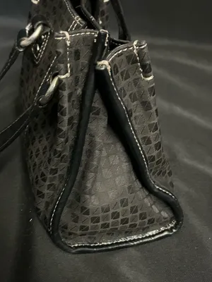 Nine & CO Black Tote Bag with Contrast Stitching thumbnail 5