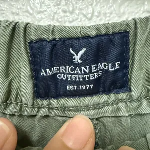 AMERICAN EAGLE OUTFITTERS Distressed Green Jogger Pants thumbnail 2