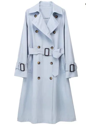 Women Coat Blue Size L thumbnail 6