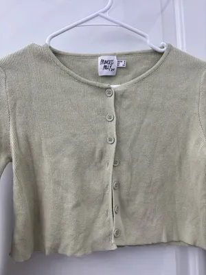Princess Polly cropped button up sweater thumbnail 2