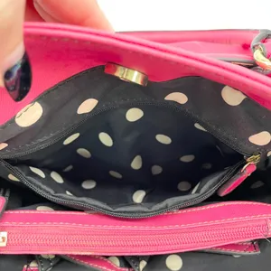 Anne Klein Satchel Shoulder‎ Bag Girly Pink Satchel Y2K Polished Elle Coquette thumbnail 11