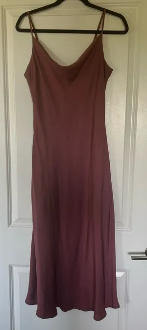 Altar'd State Slip Midi Dress with Cowl Neck thumbnail 1