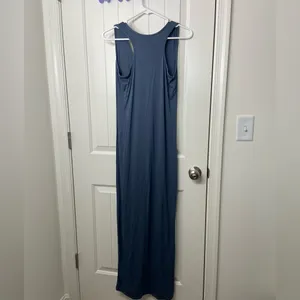 EUC Women’s racerback maxi stretch scoop neck‎ thick strap sleeveless dress S/M thumbnail 5
