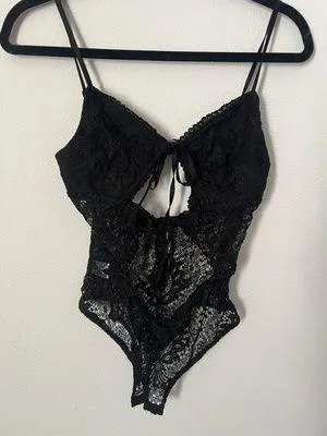 Skylar Rose Black Lace Bodysuit thumbnail 1
