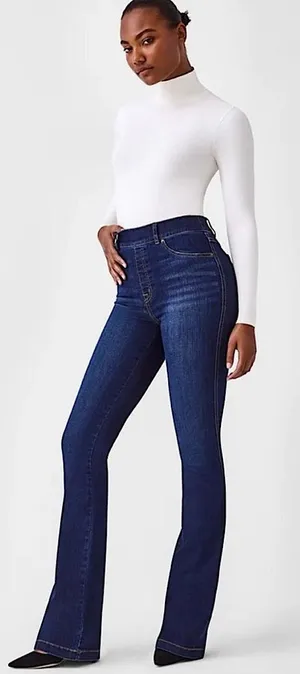 SPANX Flare Jeans‎ Midnight Shade Large thumbnail 1