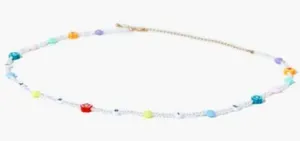 NWT Forever 21 Beaded Barbie Belly Chain (S/M) thumbnail 1