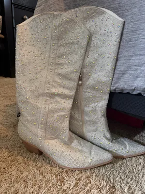 Amazon Rhinestone Boots thumbnail 1