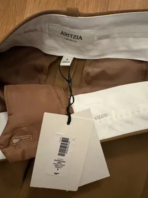 Aritzia Effortless Mini Shorts - Desert Sand size 8 thumbnail 4