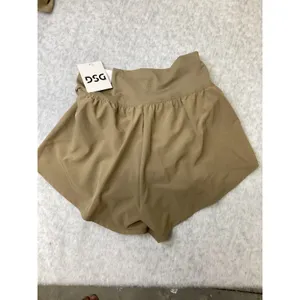 DSG Stride High-Rise Short Womens Small Warm Stone Tan Active Running Shorts NWT thumbnail 2