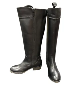 Seychelles wms black leather below knee equestrian riding boots sz 6 SKU 10-676 thumbnail 2