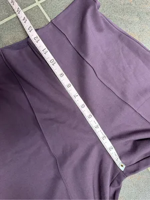 Quince Ultra-Stretch Ponte Super Wide Leg Pants Dark Orchid Purple Small thumbnail 8
