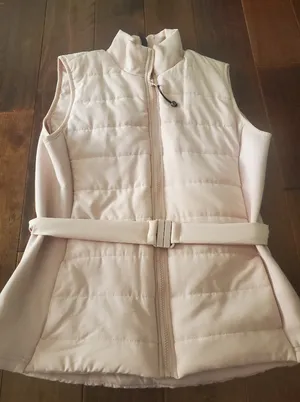 GAIAM Women's Light Pink Puffer Vest Size Medium thumbnail 1