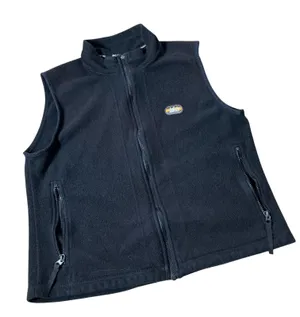 REI Polartec Fleece Full Zip Vest Womens M Black Gorpcore Outdoor Hiking USA thumbnail 1