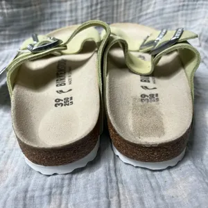 Birkenstock Arizona Suede Glitter Yellow Sandals thumbnail 3