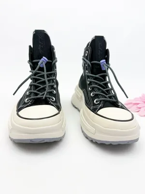 Converse All Star Run Star Legacy Cx High Top Platform Sneaker Black/Ultraviolet thumbnail 2