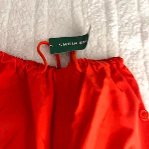 Shein Women's Red and Orange Trousers thumbnail 3