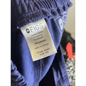 FIGS Technical Collection Scrub Pants Women XS Navy Blue Excellent Straight Leg‎ thumbnail 7