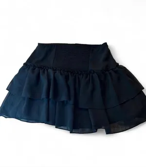 Wild fable Black ruffle mini skirt with tie waist in XS #mini #ruffle thumbnail 2