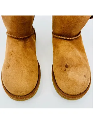 Women's UGG Bailey Button II Winter Boots, Sheepskin Tan thumbnail 4