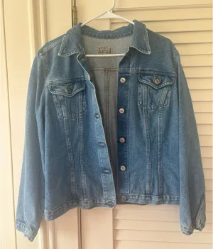 Vintage Denim Jacket Blue Size L thumbnail 1