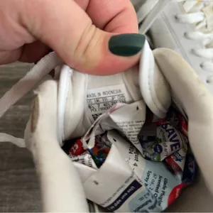 Adidas | White Lace‎ Up Sneaker Shoe Woman’s 8.5 Superstar thumbnail 6