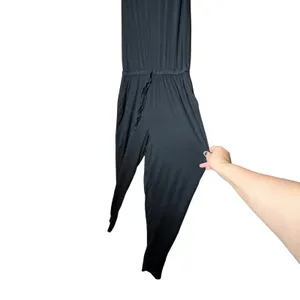 NWT Aerie Black Racerback Drawstring Waist Jumpsuit Women's‎ Size M thumbnail 4
